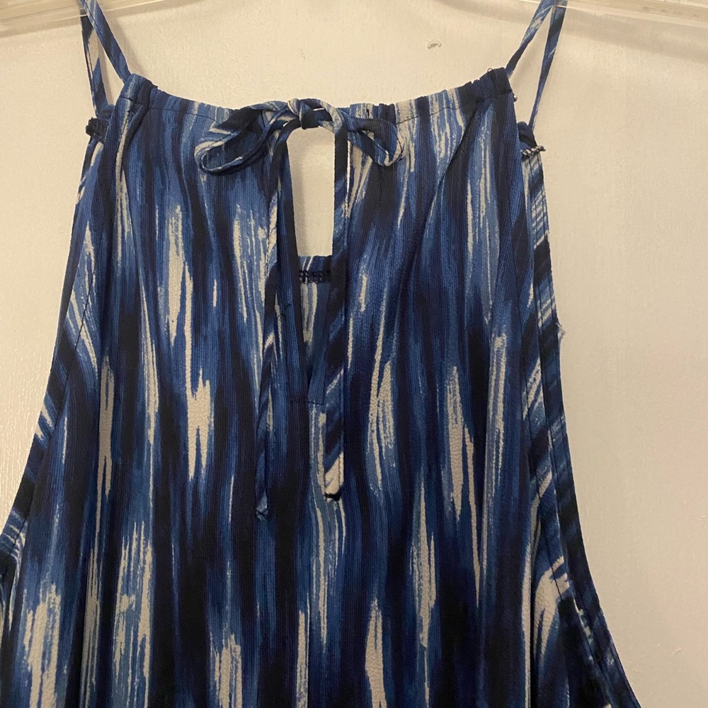 Lane Bryant size 18 blue blouse